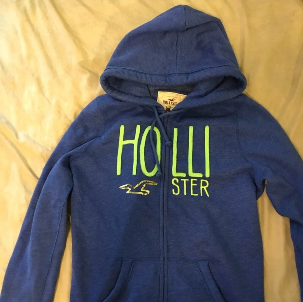 Hollister zip hoodie
